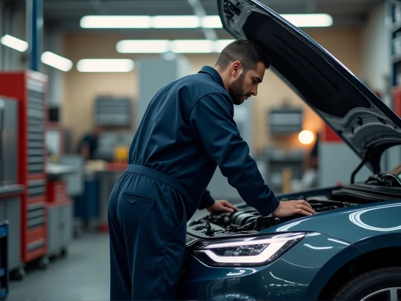 Ekspert Auto-Max przy pracy — fachowa obsługa motoryzacyjna w Bytomiu