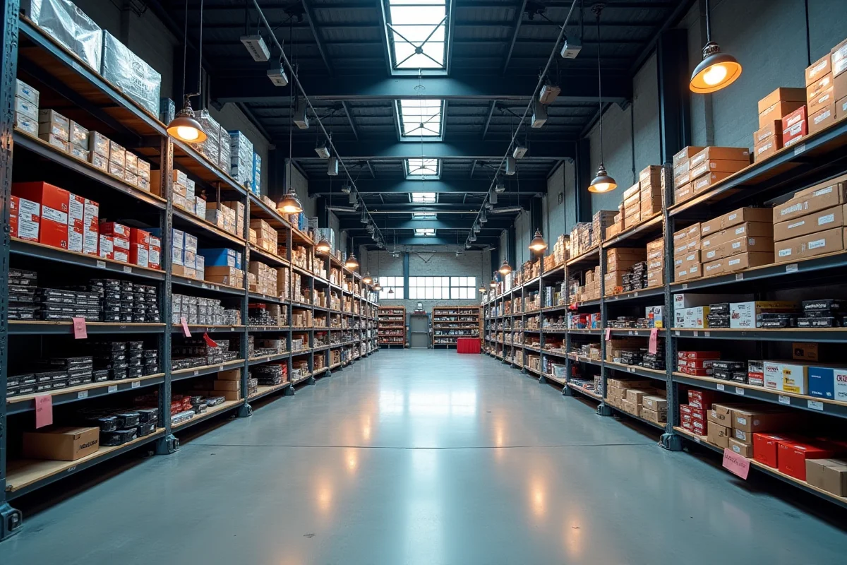 Wnętrze sklepu Auto-Max — sklep z częściami samochodowymi w Bytomiu